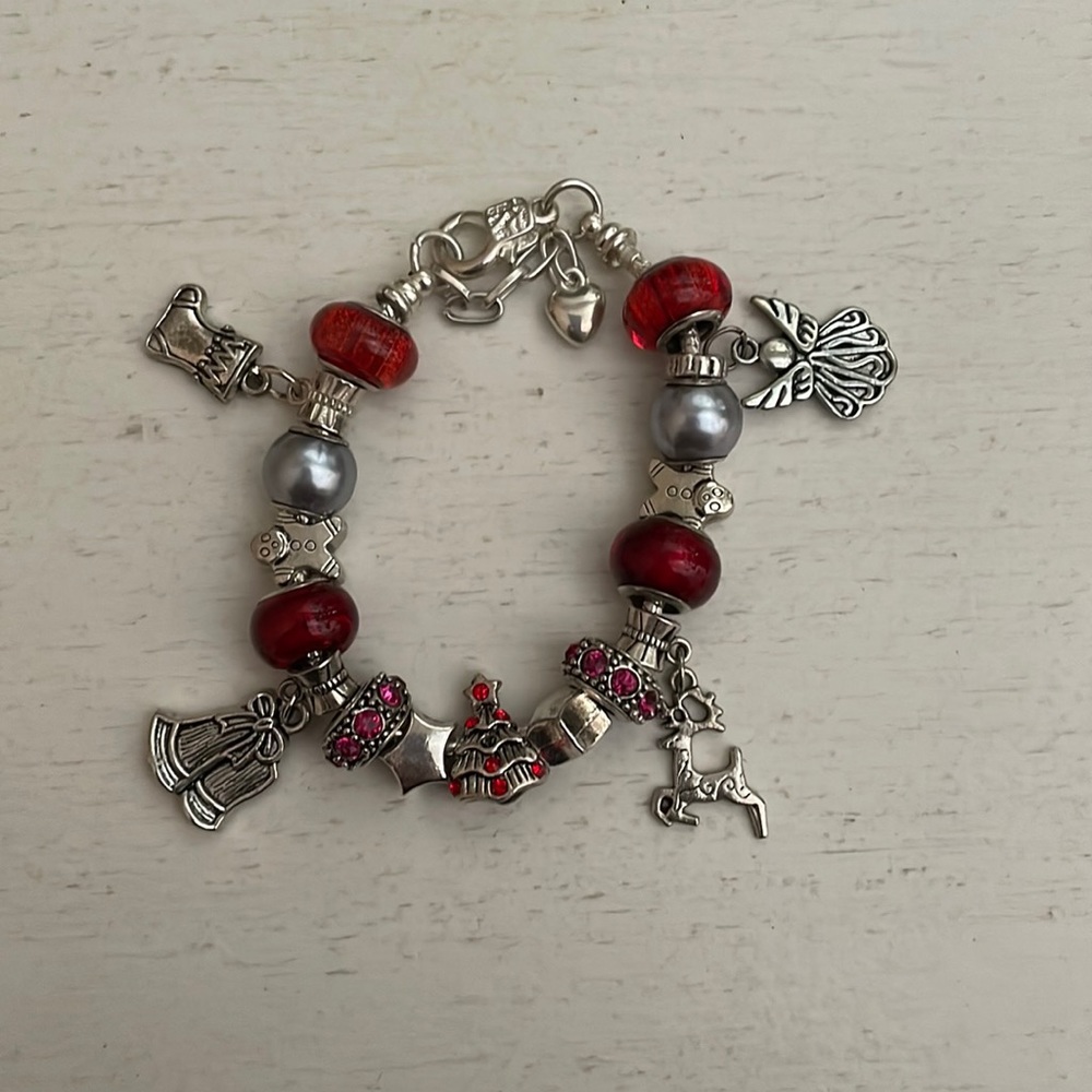 Holiday/ Christmas charm bracelet
